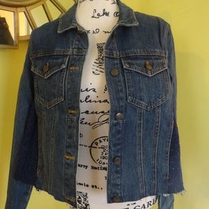 - - FREE PEOPLE WOMEN JEANS JACKETS SIZE S/P  NEW